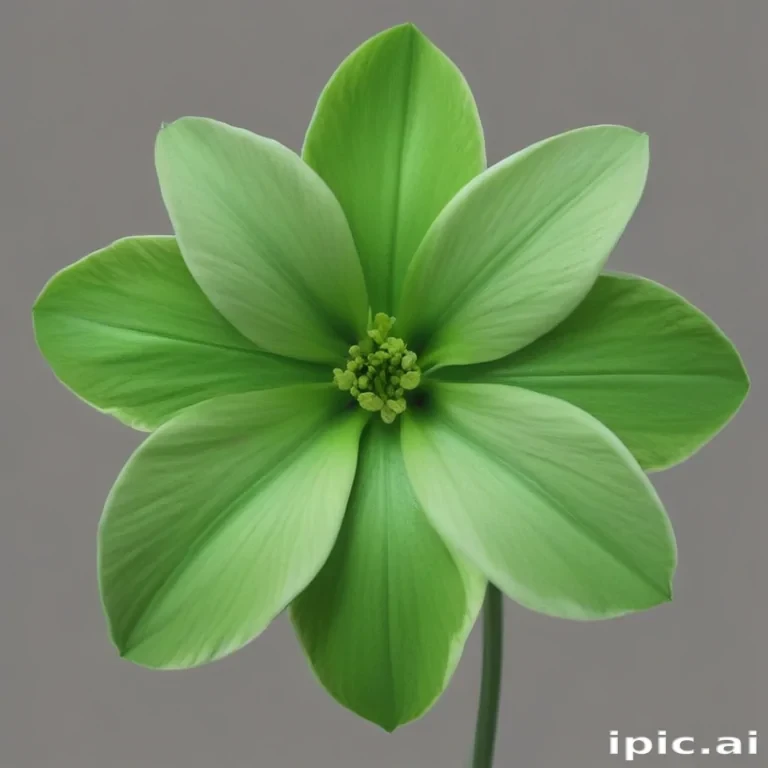 green flower png