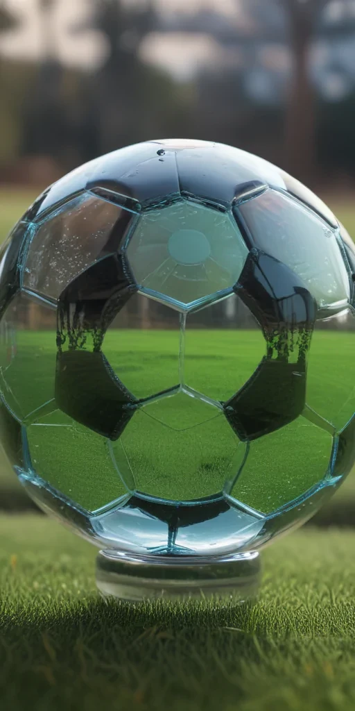 transparent soccer ball