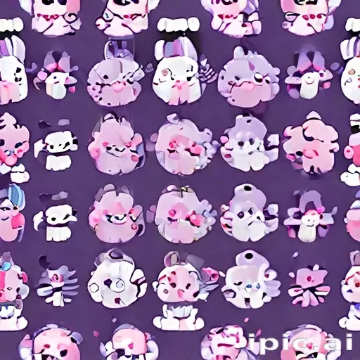 kawaii cute purple wallpaper