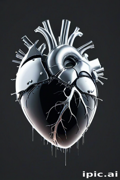 transparent broken heart