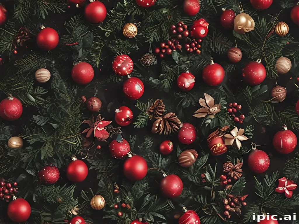christmas background aesthetic