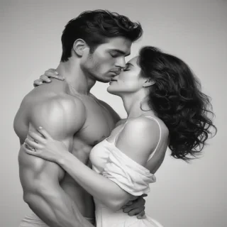 couple drawing poses