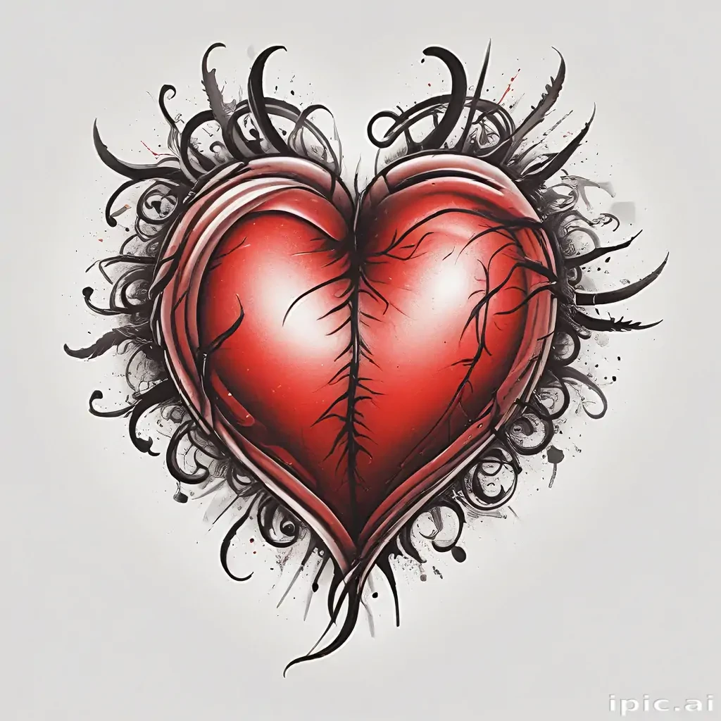 heart tattoo png
