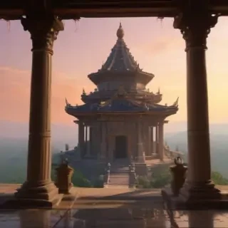 temple background