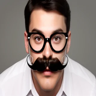 mustache transparent