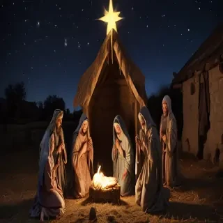 merry christmas nativity images free
