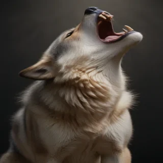 wolf howl png