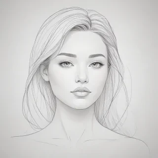 aesthetic line art