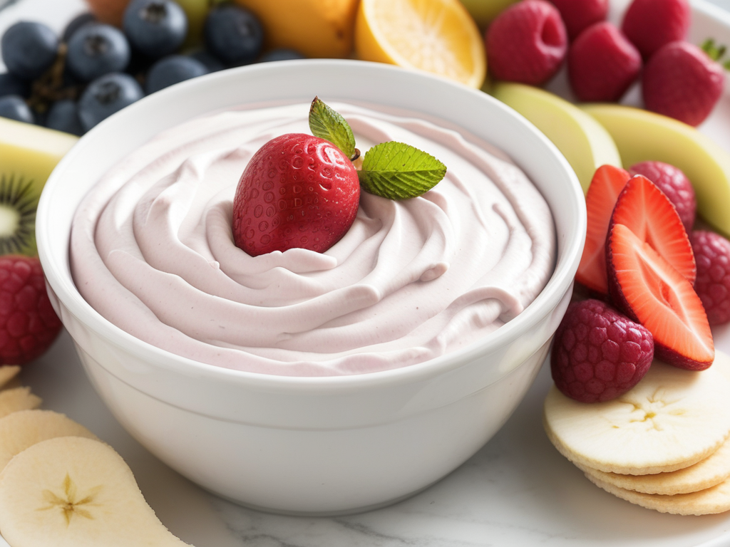 3 ingredient fruit dip with cool whip