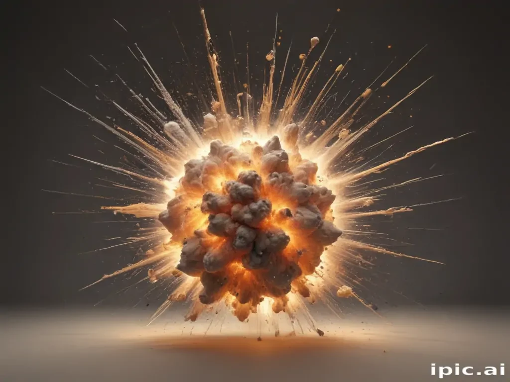 explosion transparent background