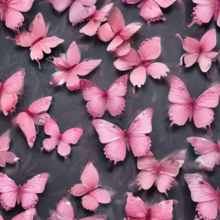 cute pink butterfly wallpaper