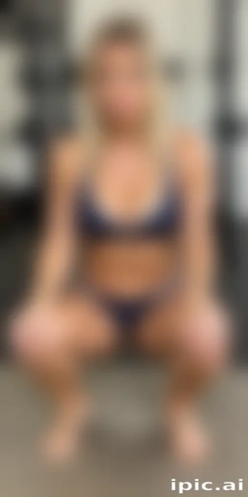 bikini squatting