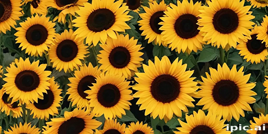 aesthetic sunflower background