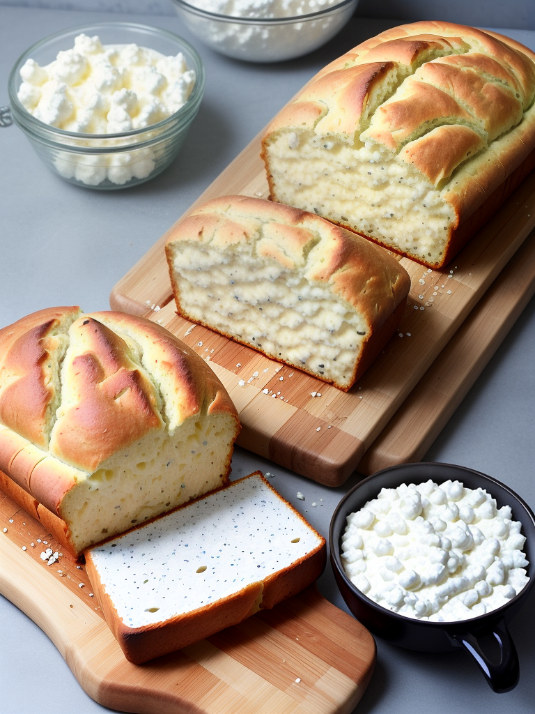 two ingredient cottage cheese bread