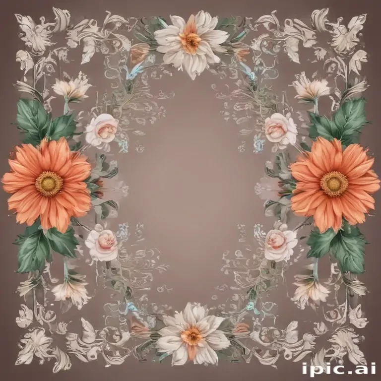 clipart borders flowers