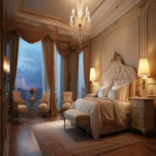 background of a bedroom
