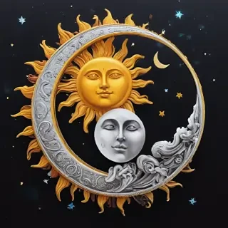sun and moon