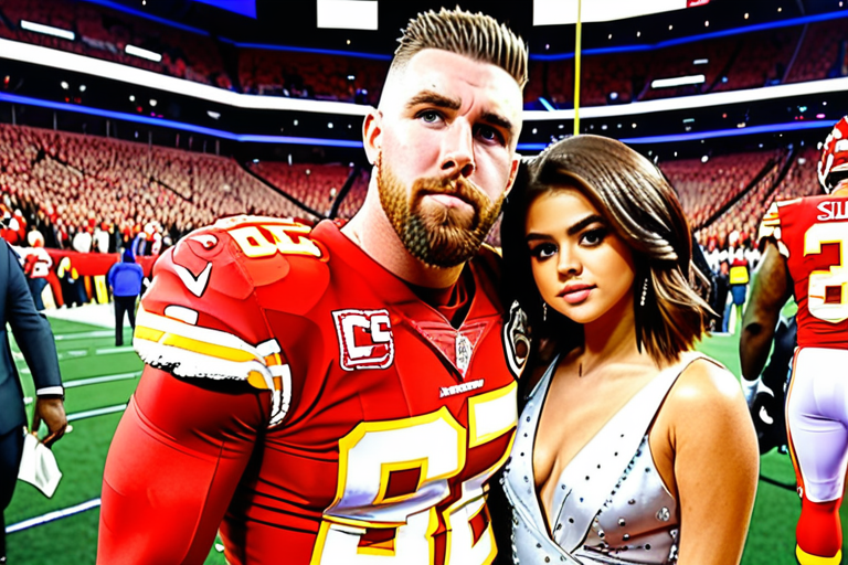 travis kelce selena gomez