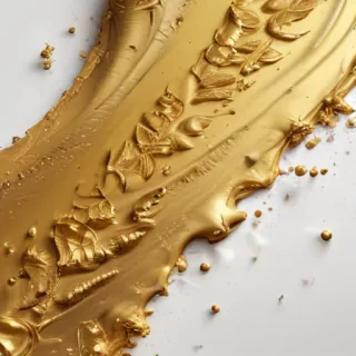 gold and white background