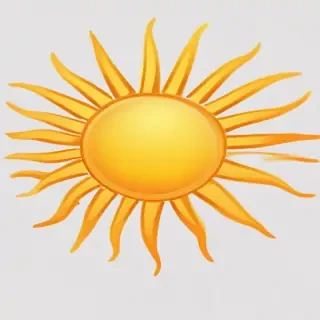 sun clipart no background