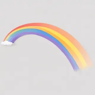 transparent background rainbow clipart