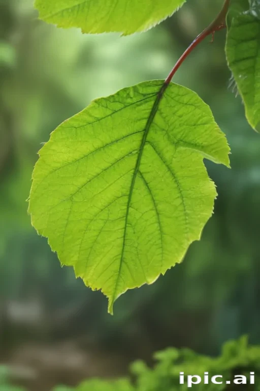 leaf background green