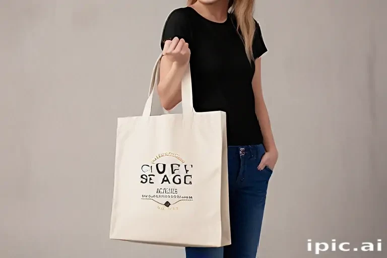 canvas bag mockup