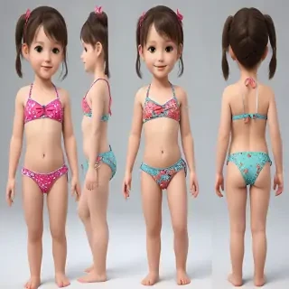 child bikini ai