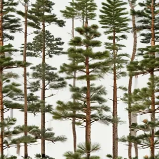 pine trees transparent background