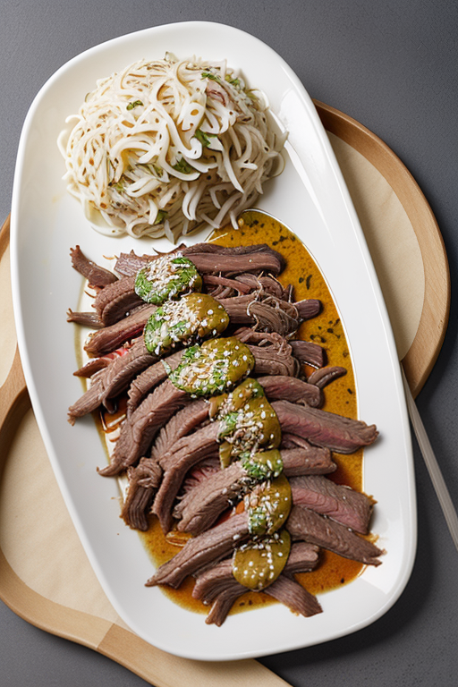 shredded beef with garlic sauce