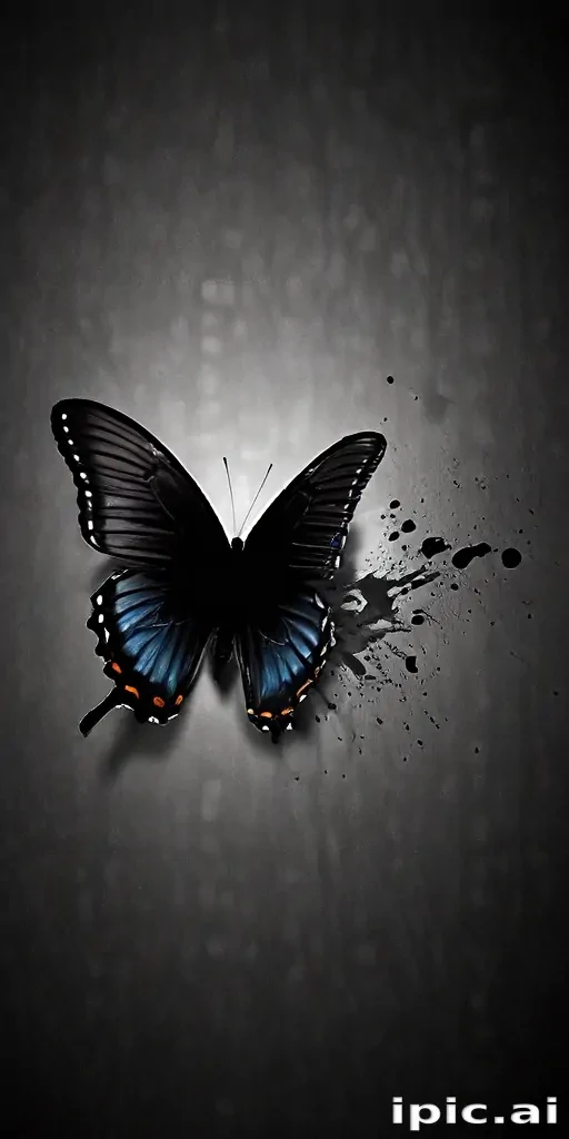 black butterfly wallpaper hd