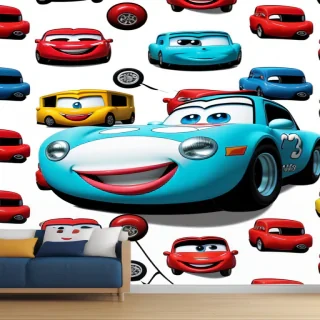 cartoon car wallpaper