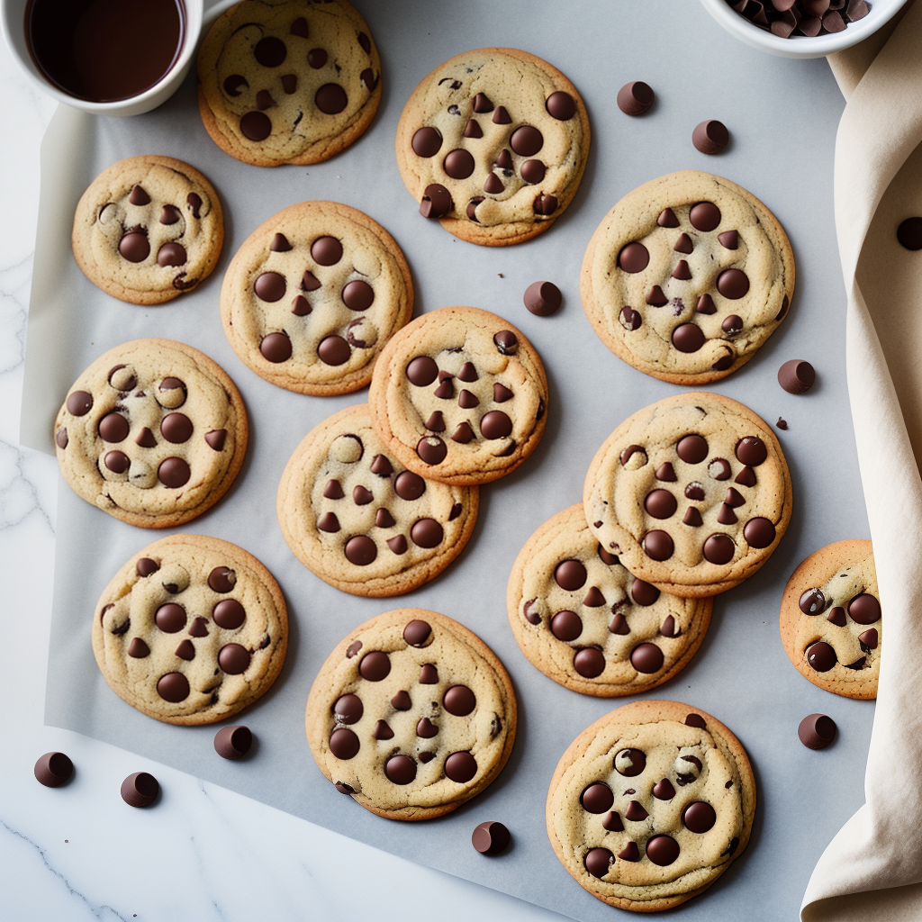 cut out cookies chocolate chip