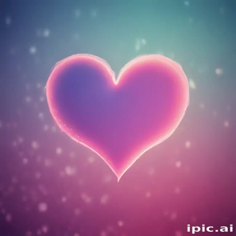blurry heart wallpaper