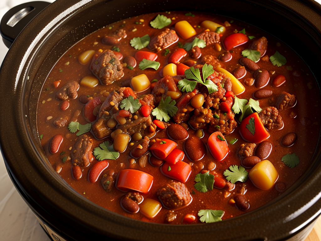 deer meat chili slow cooker