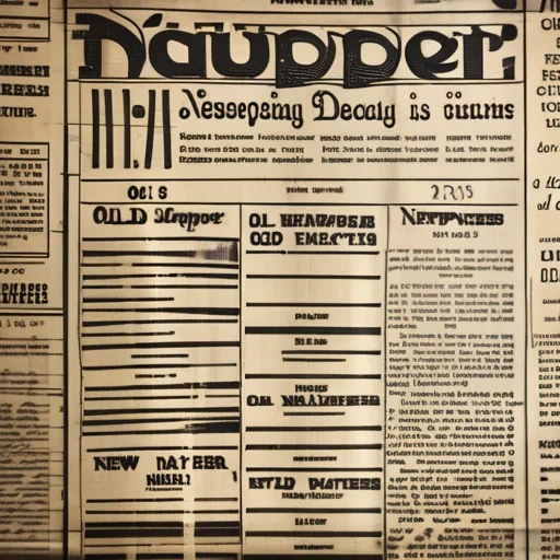 old newspaper texture
