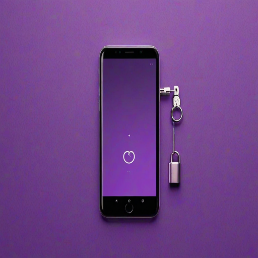 purple lock screen