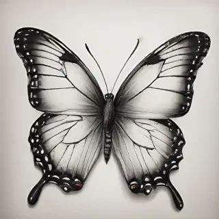 butterfly drawign