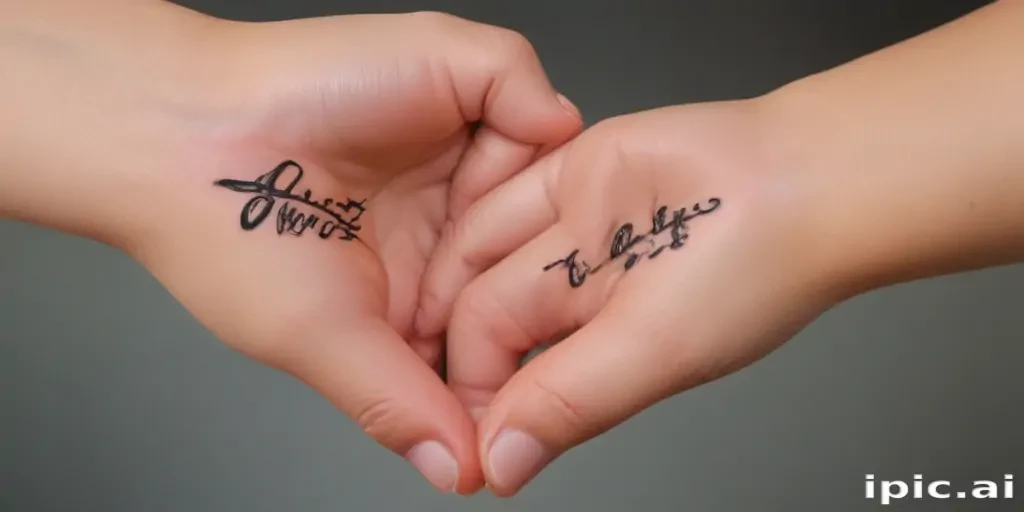 i love you sign language tattoo