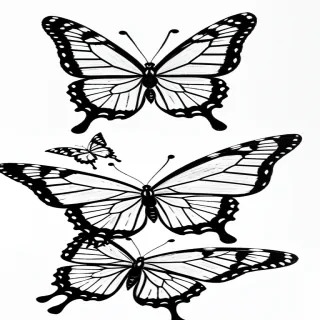 butterfly drawling