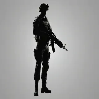 soldier silhouette png
