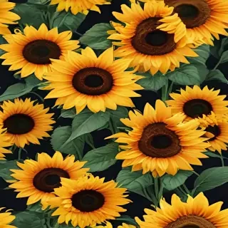 aesthetic sunflower background