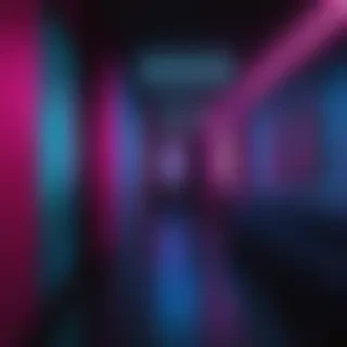 neon background aesthetic
