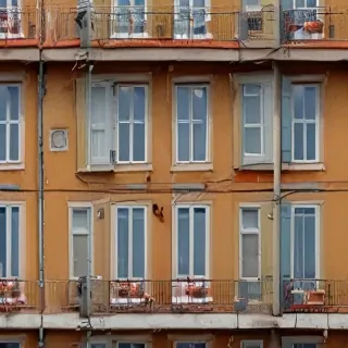 background of the house