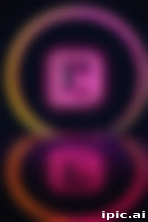 neon instagram logo