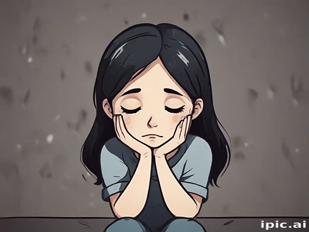 cartoon images of depression