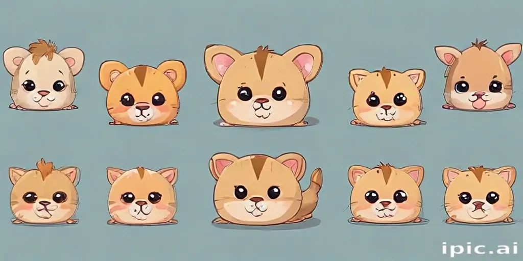 pictures of cute cartoon animals
