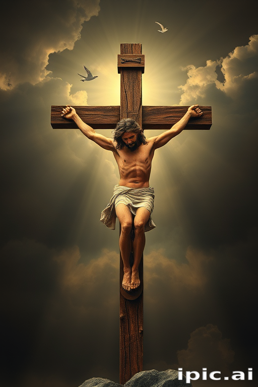 pics of jesus on the cross