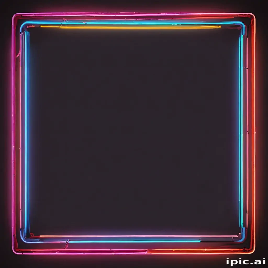 neon frame png