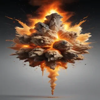 explosion transparent background
